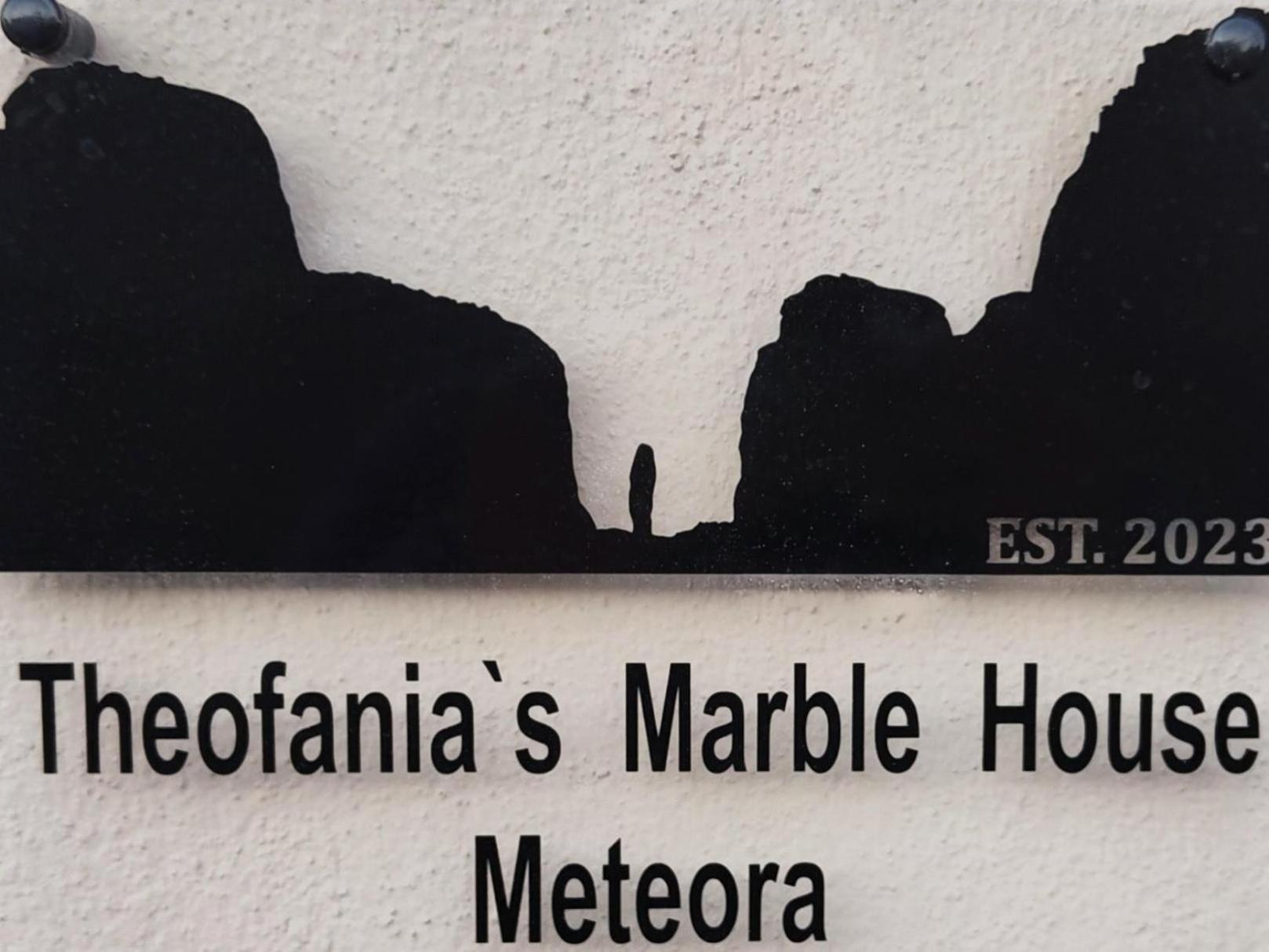 Theofania'S Marble House Meteora Lejlighed Kastrákion Eksteriør billede